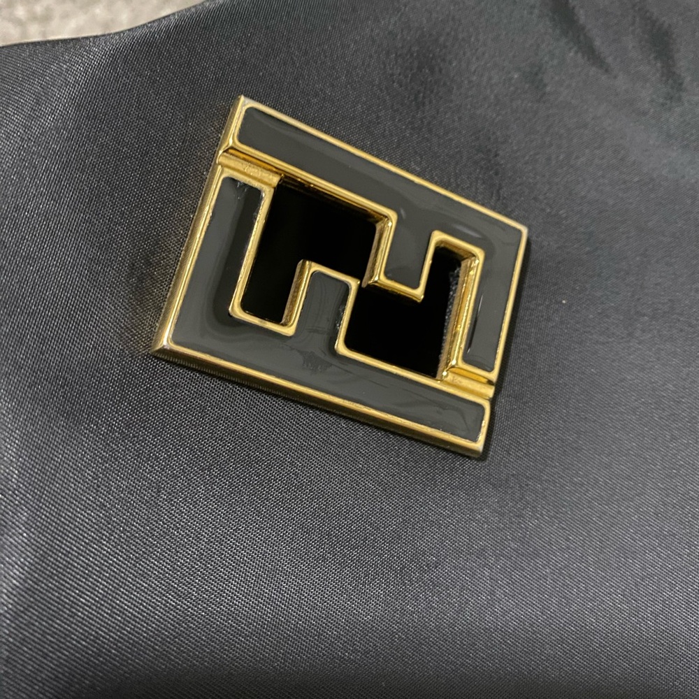 Authentic Fendi Nylon Tote/Shoulder Bag
